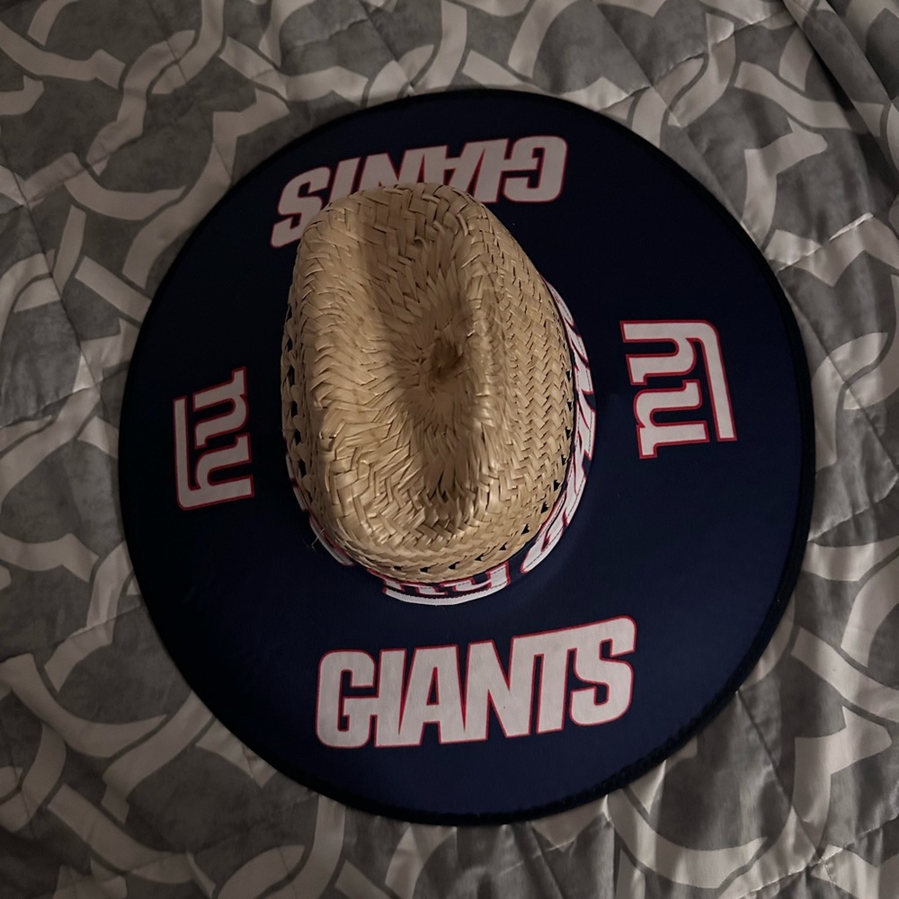 New York Giants straw hat